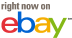 Right now on eBay logo
