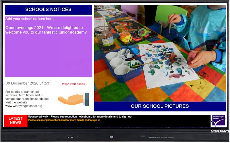 Repeat Digital Signage for primary schools