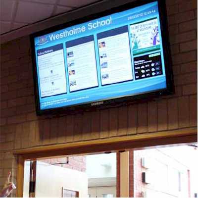 School digital info board
