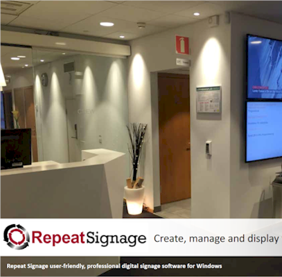 Repeat Digital signage solutions 